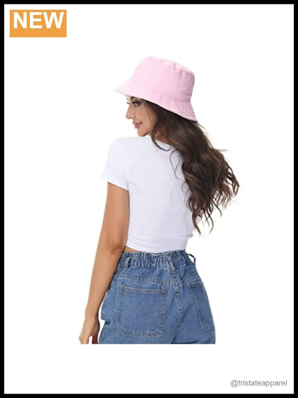 Reversible Cotton Bucket Hat - Women's UV Protection Summer Beach Hat